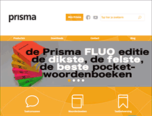 Tablet Screenshot of prisma.nl